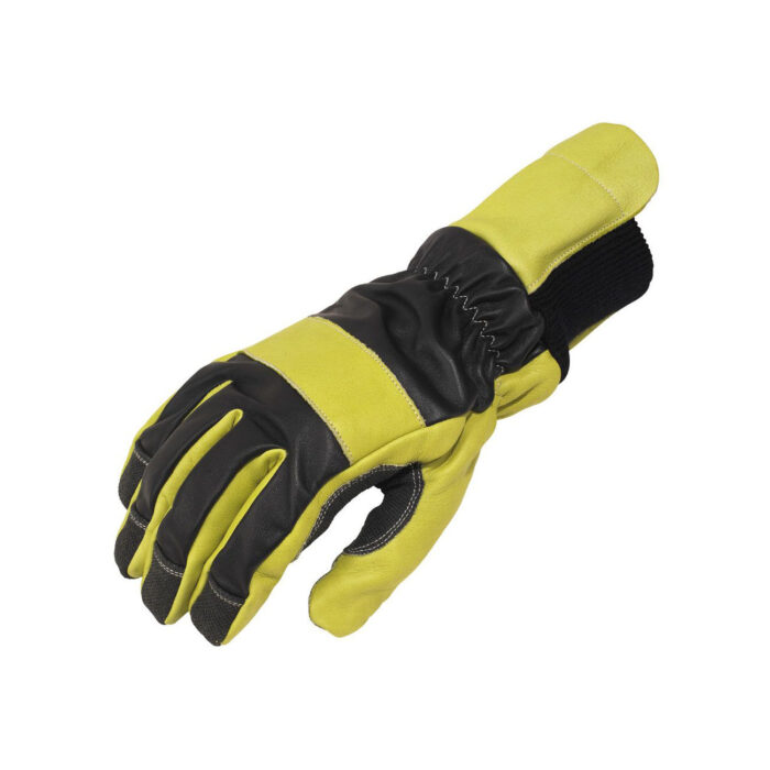 fire fighter cuffed leather gloves